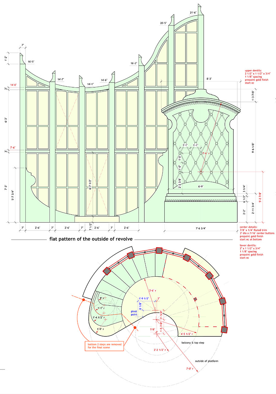 Elevation of the Revolve/Clamshell