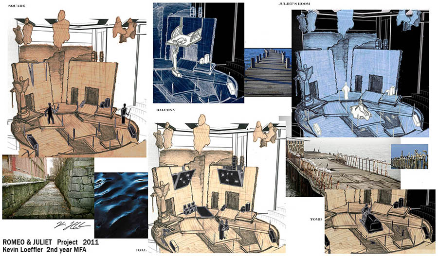 Kevin Loeffler's design for Romeo and Juliet